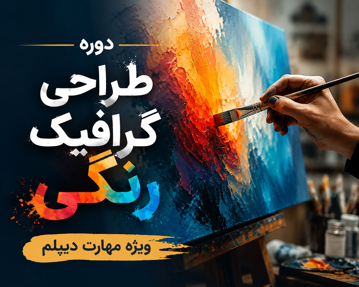 مهارت دیپلم طراحی گرافیک رنگی 